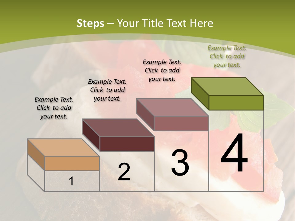 Amusebouche Nutrition Fromage PowerPoint Template