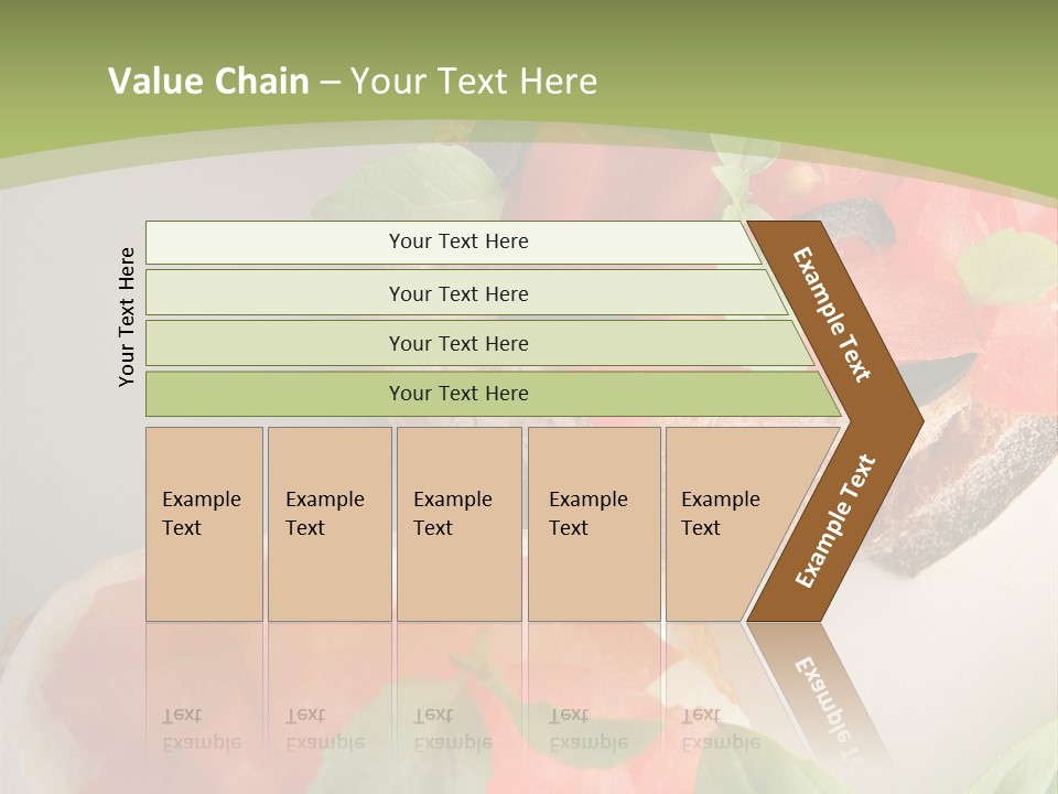 Bruschettas Fromage Mozzarella PowerPoint Template