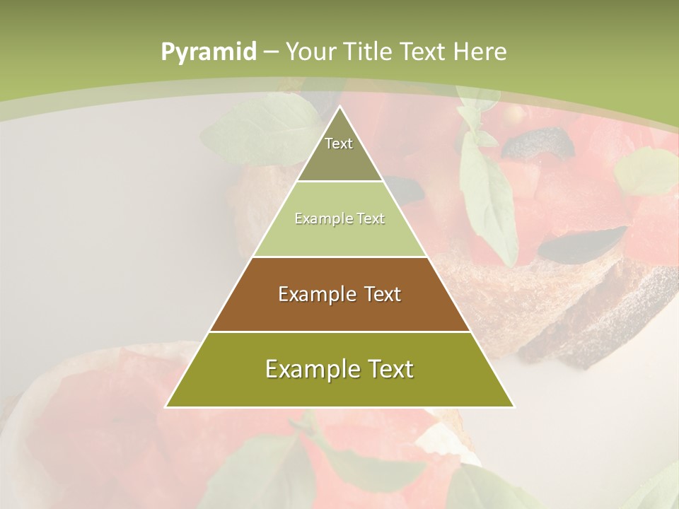 Bruschettas Fromage Mozzarella PowerPoint Template