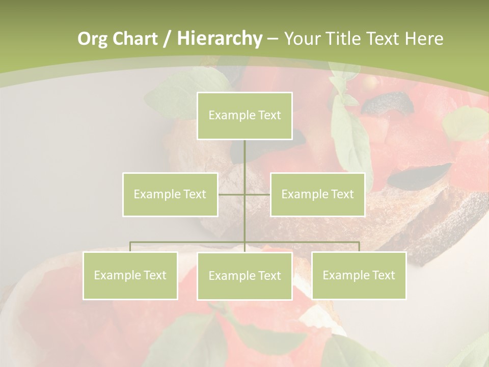 Bruschettas Fromage Mozzarella PowerPoint Template