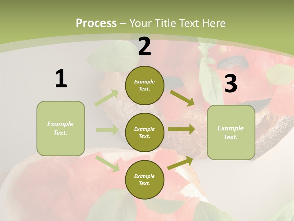 Bruschettas Fromage Mozzarella PowerPoint Template