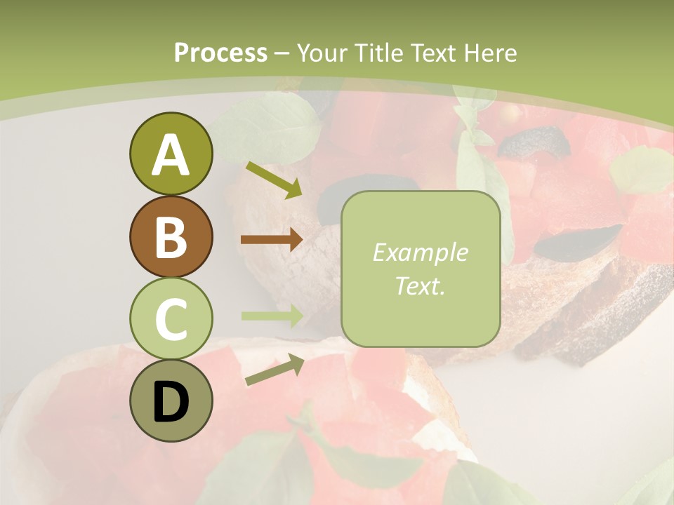Bruschettas Fromage Mozzarella PowerPoint Template