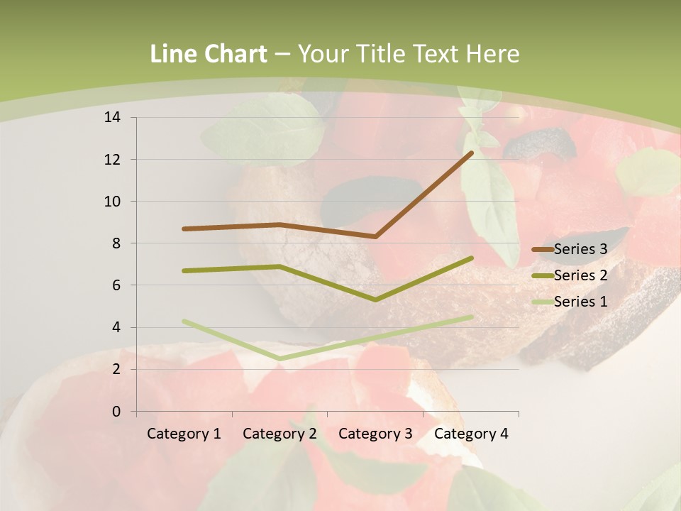 Bruschettas Fromage Mozzarella PowerPoint Template