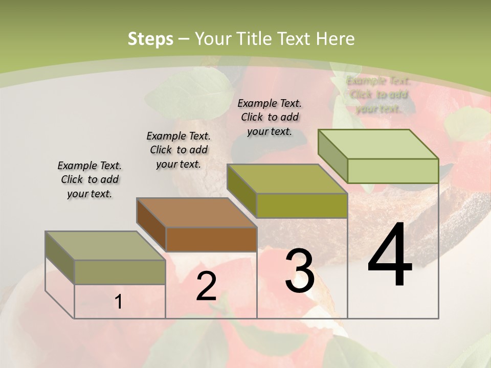 Bruschettas Fromage Mozzarella PowerPoint Template