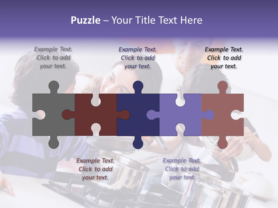 Joyful Lunch Mum PowerPoint Template