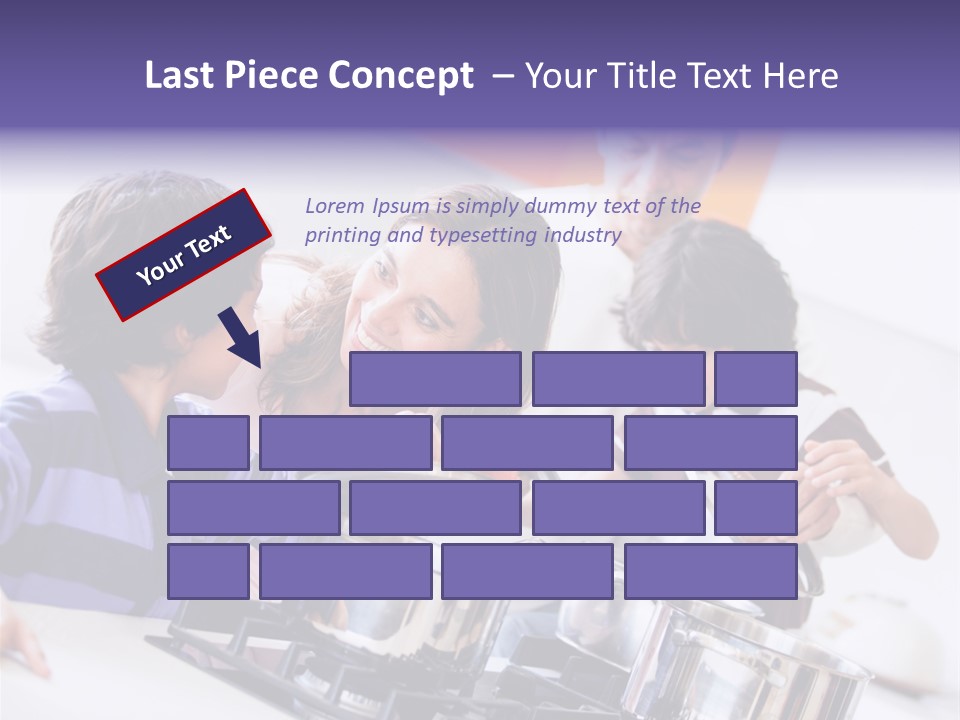 Joyful Lunch Mum PowerPoint Template