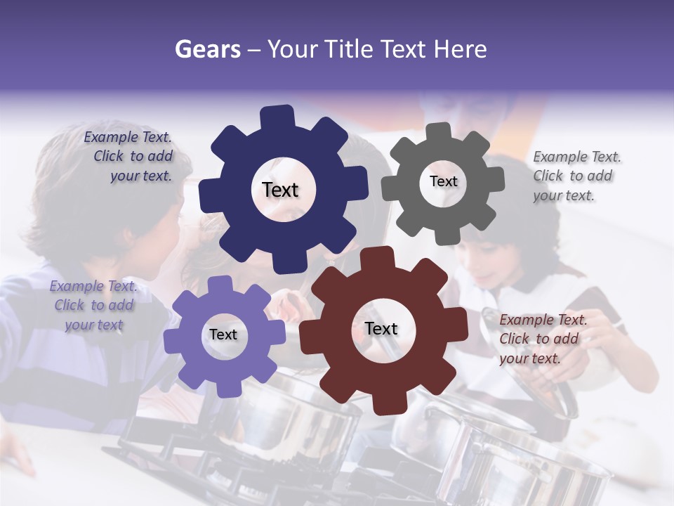 Joyful Lunch Mum PowerPoint Template