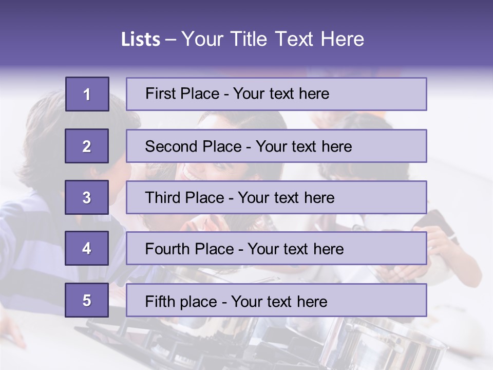 Joyful Lunch Mum PowerPoint Template