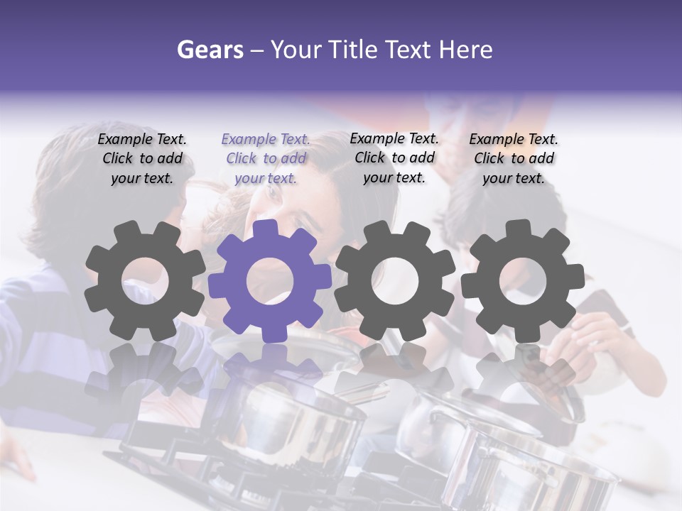 Joyful Lunch Mum PowerPoint Template