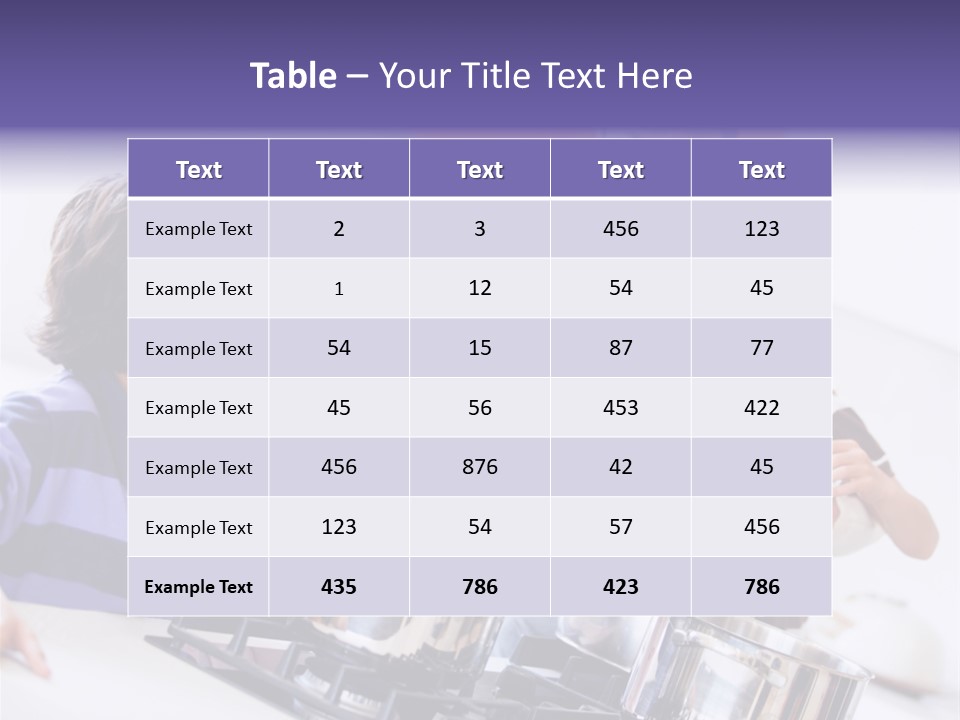 Joyful Lunch Mum PowerPoint Template