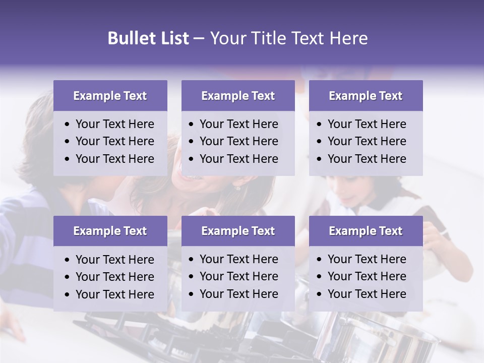 Joyful Lunch Mum PowerPoint Template