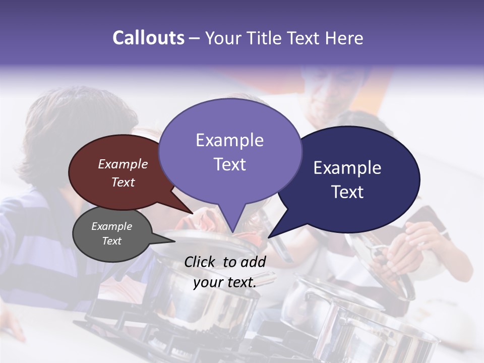 Joyful Lunch Mum PowerPoint Template