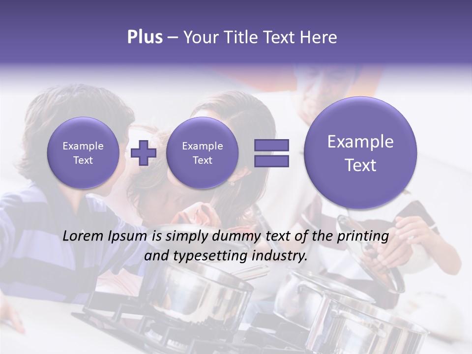 Joyful Lunch Mum PowerPoint Template