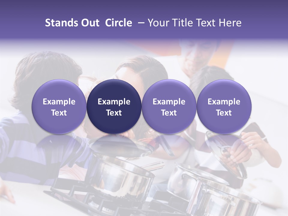 Joyful Lunch Mum PowerPoint Template