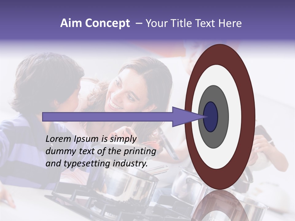 Joyful Lunch Mum PowerPoint Template