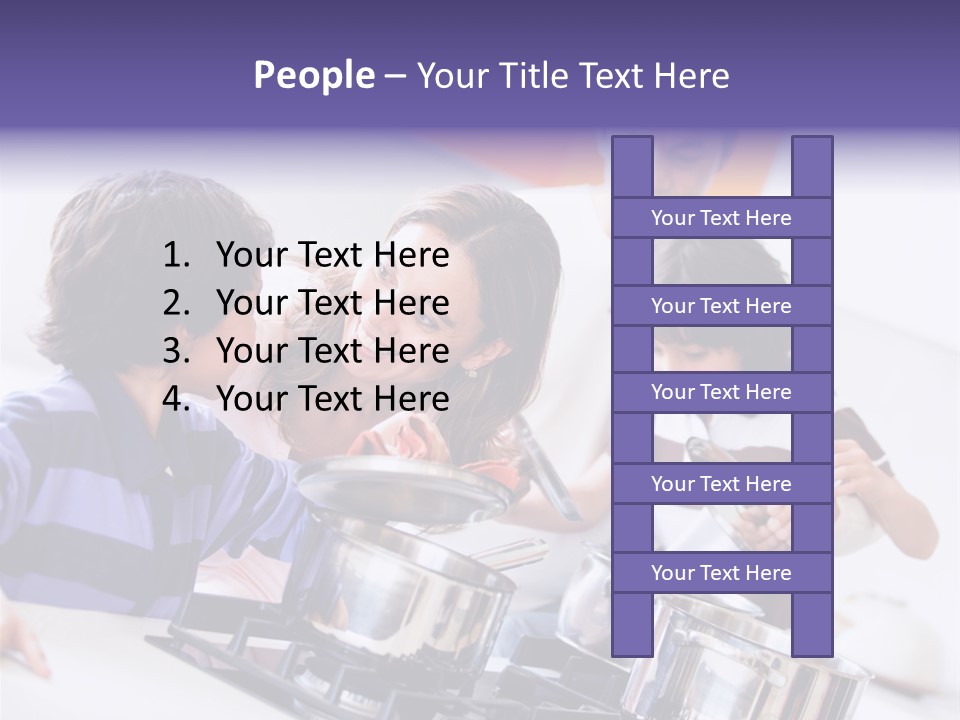 Joyful Lunch Mum PowerPoint Template