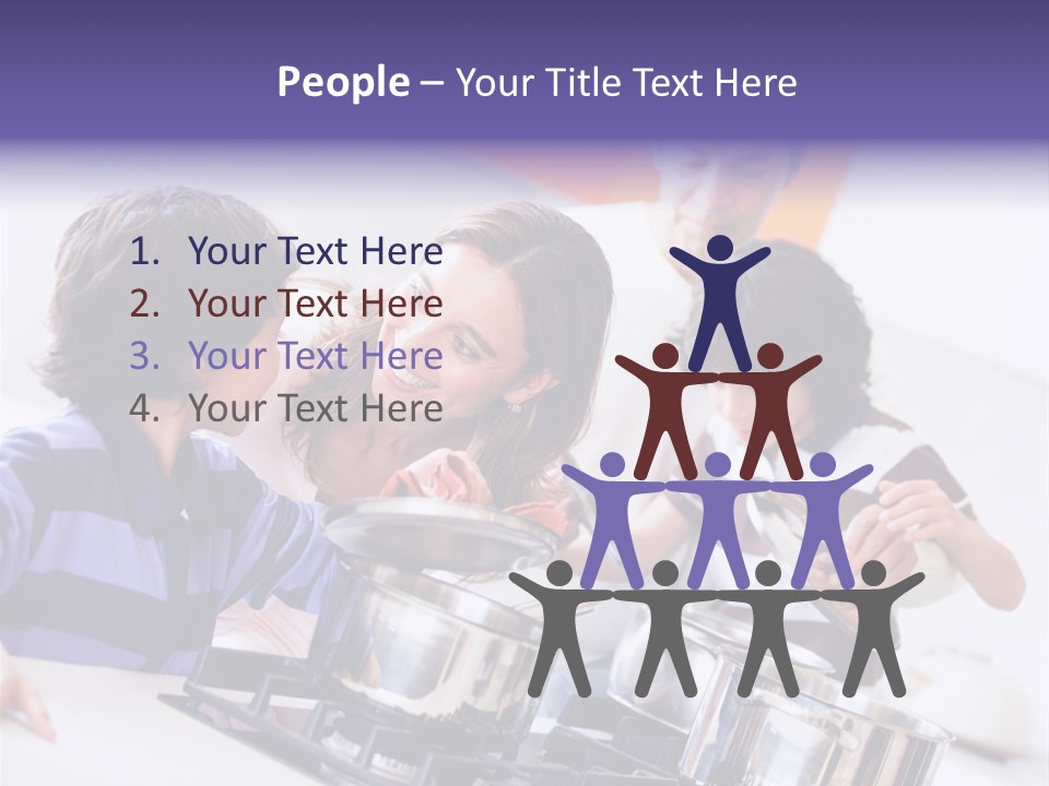 Joyful Lunch Mum PowerPoint Template