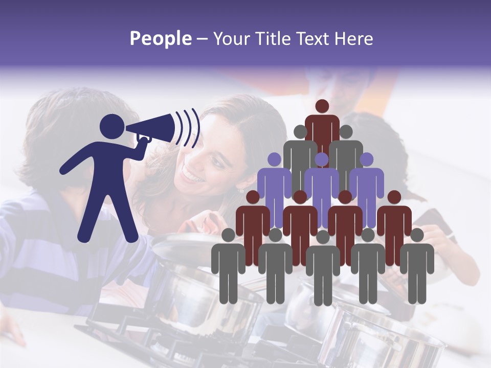 Joyful Lunch Mum PowerPoint Template