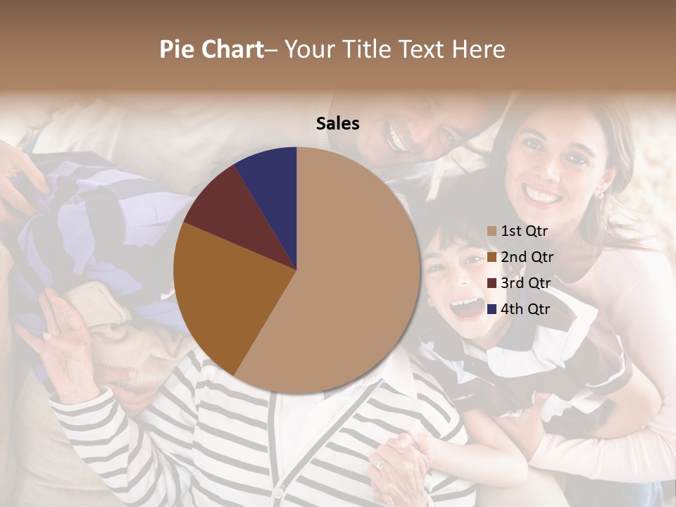 Team Senior Woman PowerPoint Template