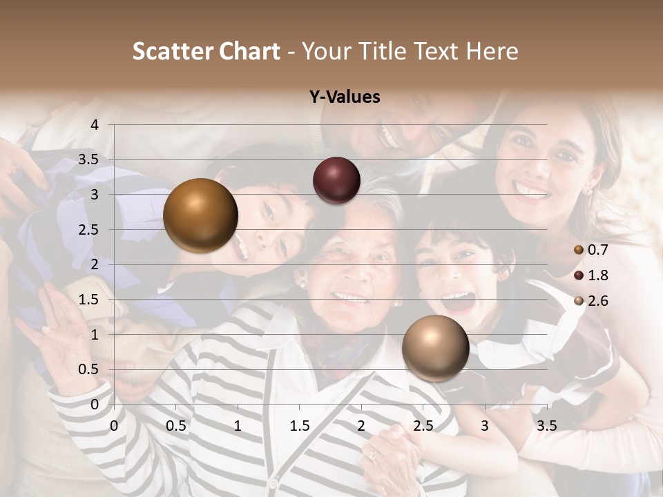 Team Senior Woman PowerPoint Template