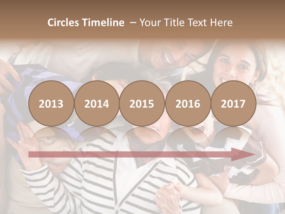 Team Senior Woman PowerPoint Template