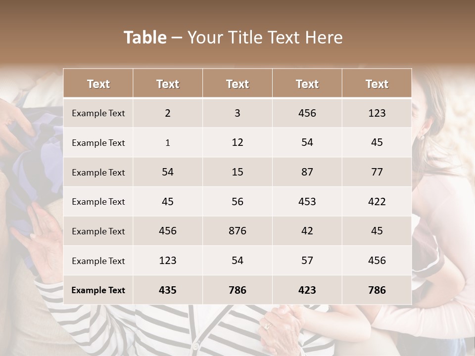 Team Senior Woman PowerPoint Template