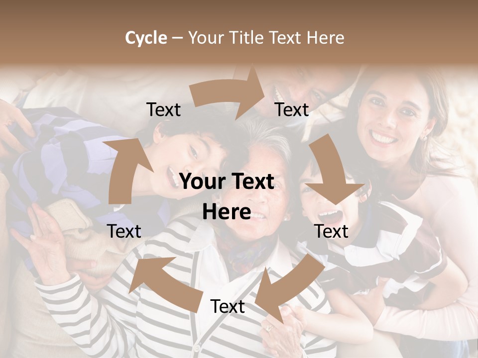 Team Senior Woman PowerPoint Template