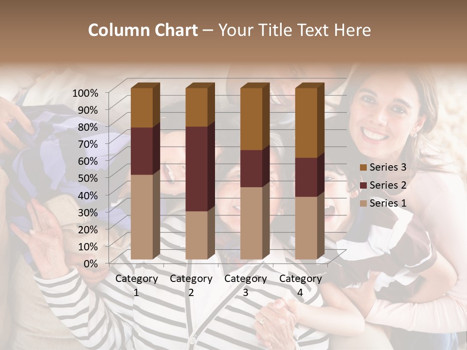 Team Senior Woman PowerPoint Template