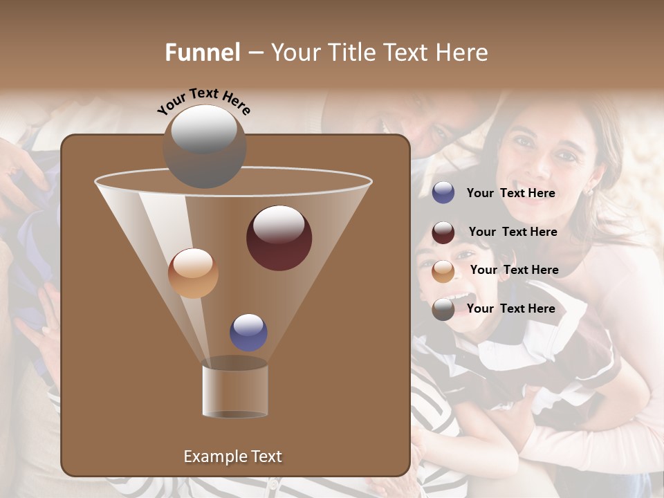 Team Senior Woman PowerPoint Template