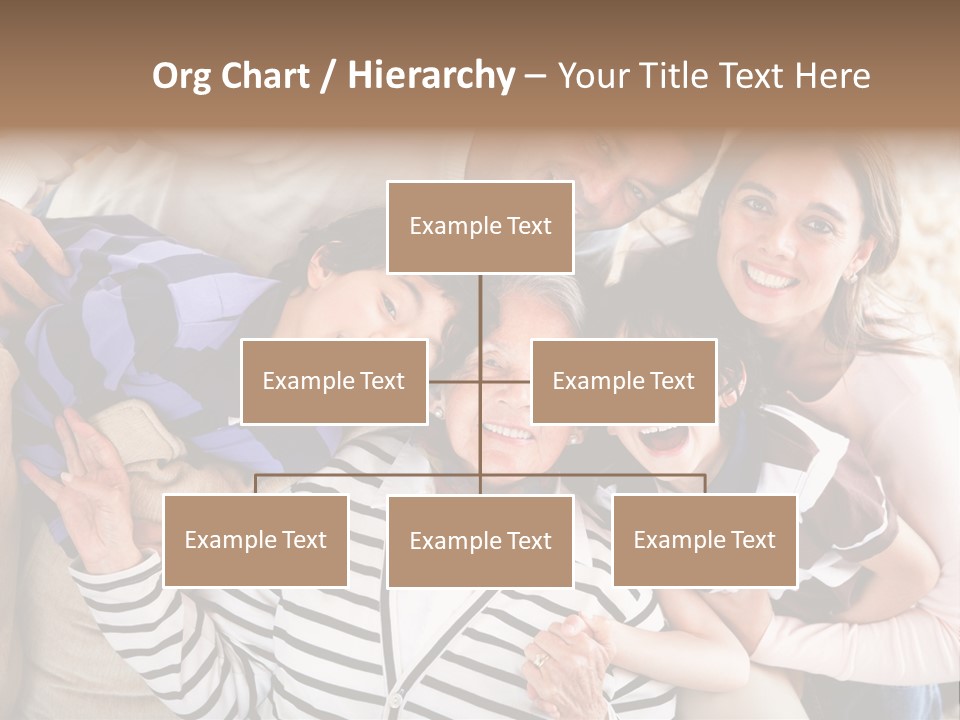 Team Senior Woman PowerPoint Template