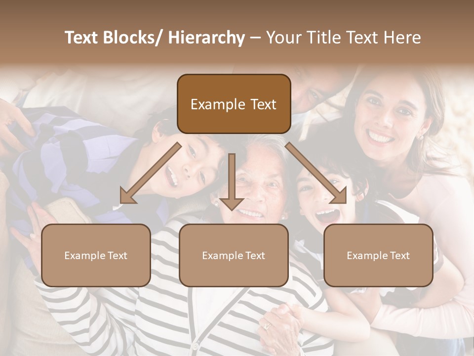 Team Senior Woman PowerPoint Template