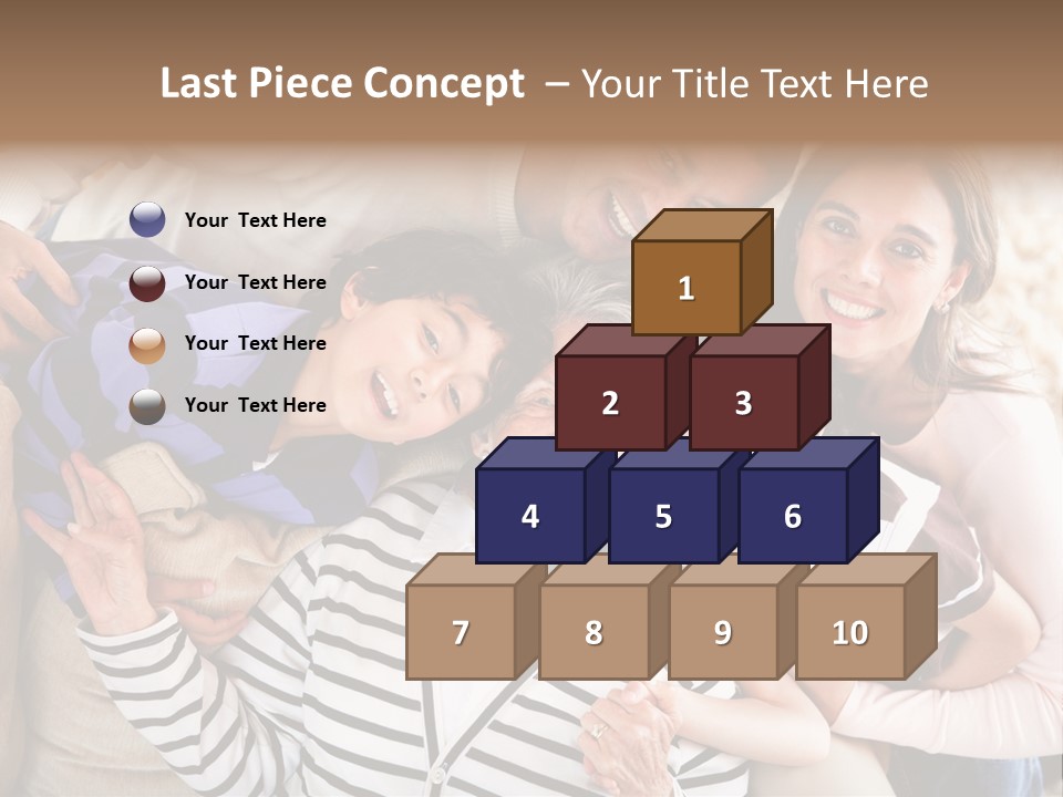 Team Senior Woman PowerPoint Template