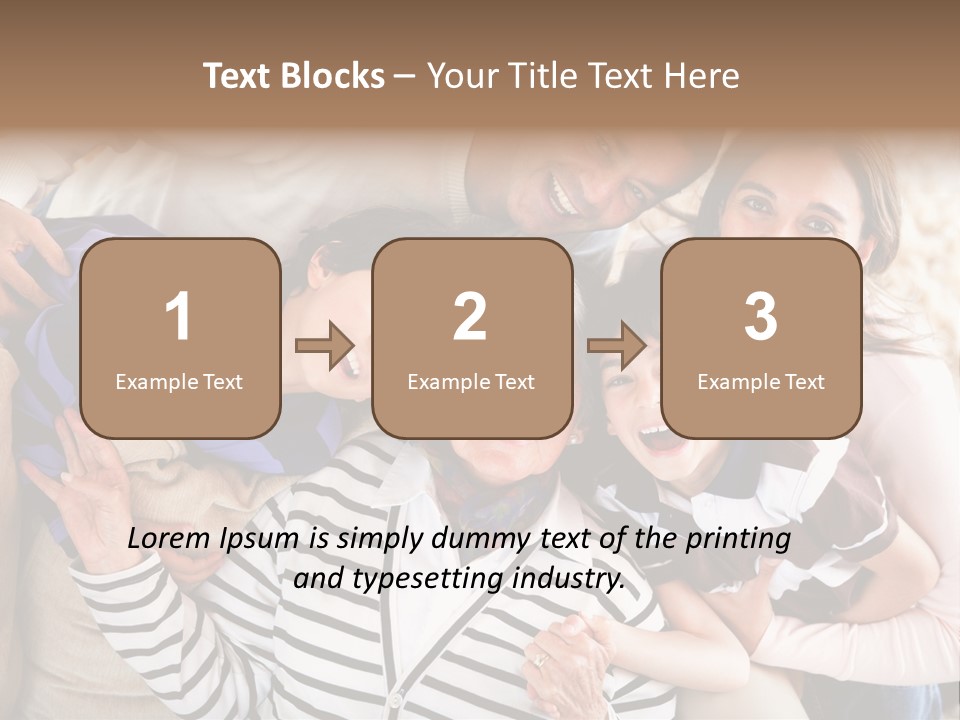 Team Senior Woman PowerPoint Template