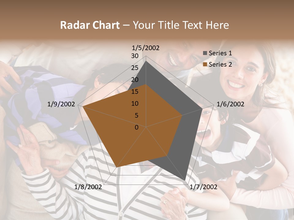 Team Senior Woman PowerPoint Template