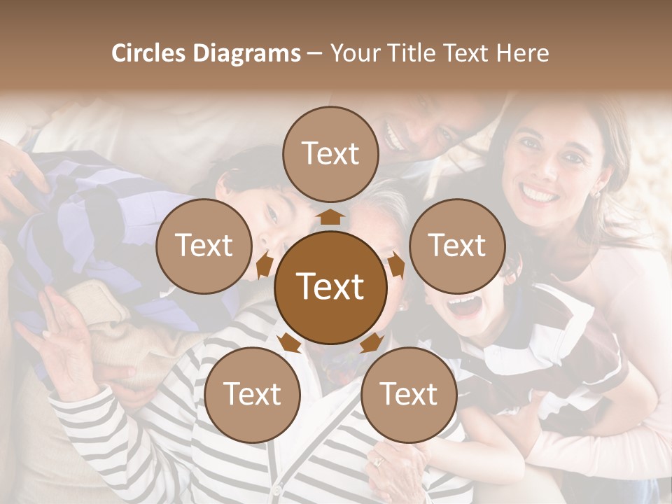 Team Senior Woman PowerPoint Template