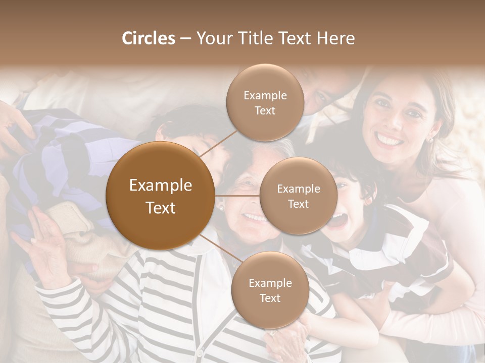 Team Senior Woman PowerPoint Template