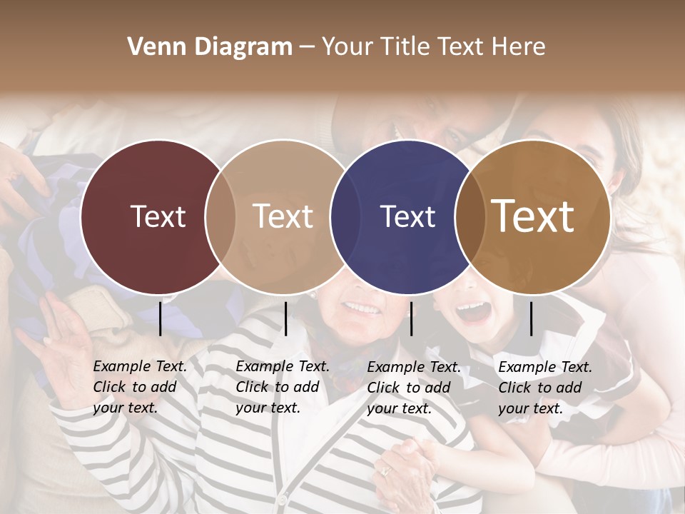 Team Senior Woman PowerPoint Template