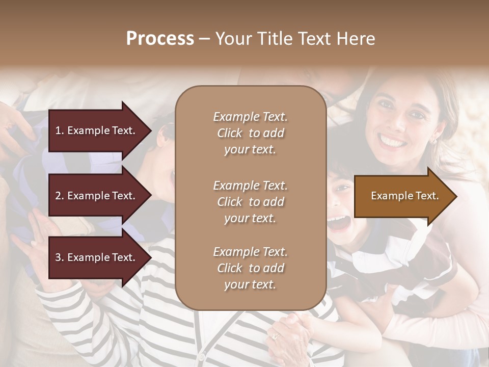 Team Senior Woman PowerPoint Template