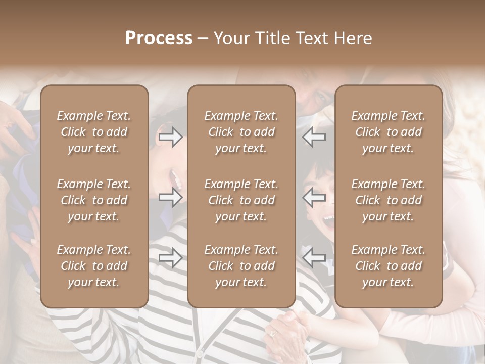 Team Senior Woman PowerPoint Template