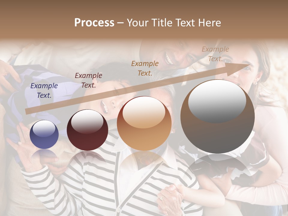 Team Senior Woman PowerPoint Template