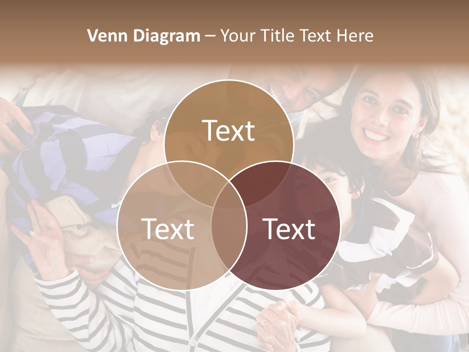 Team Senior Woman PowerPoint Template