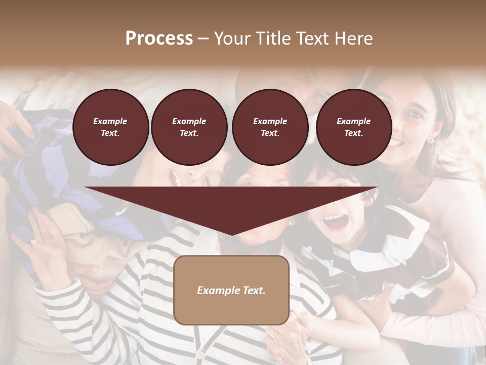 Team Senior Woman PowerPoint Template