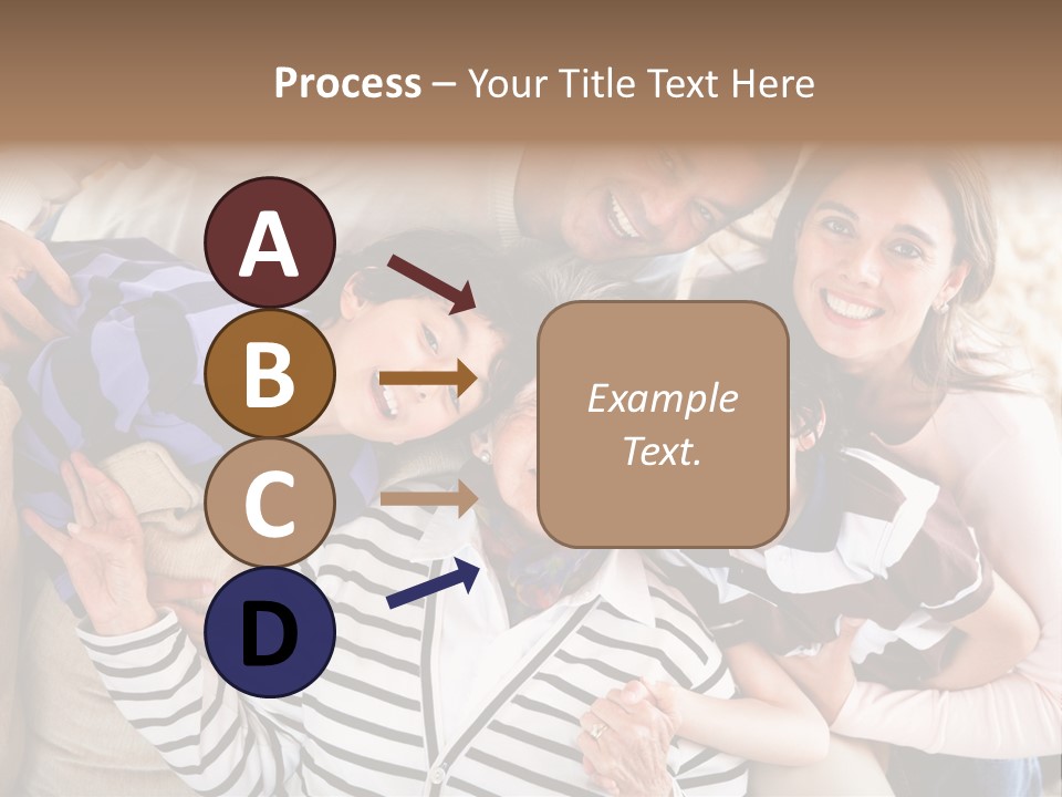 Team Senior Woman PowerPoint Template