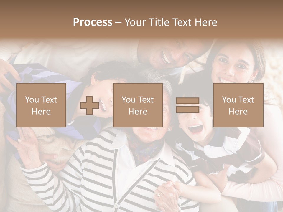 Team Senior Woman PowerPoint Template