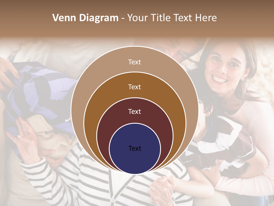 Team Senior Woman PowerPoint Template