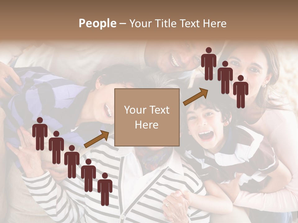 Team Senior Woman PowerPoint Template