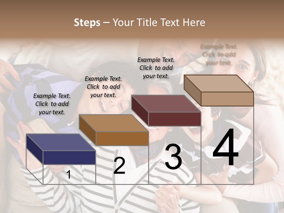 Team Senior Woman PowerPoint Template