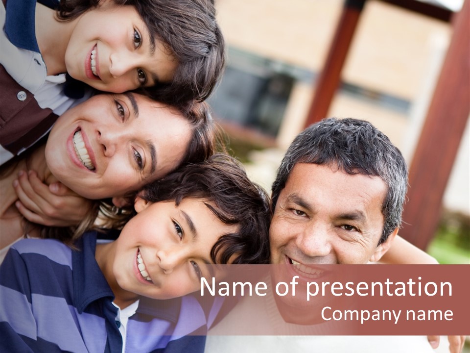 Latinamerican Cute Togetherness PowerPoint Template