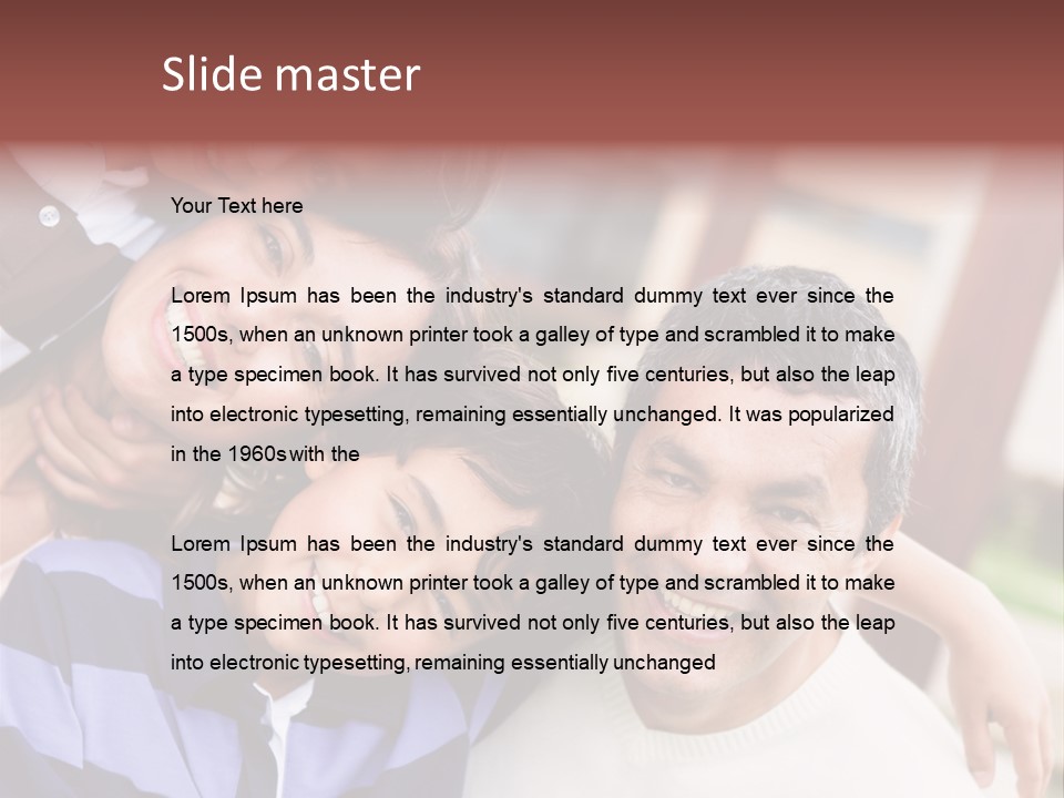 Latinamerican Cute Togetherness PowerPoint Template