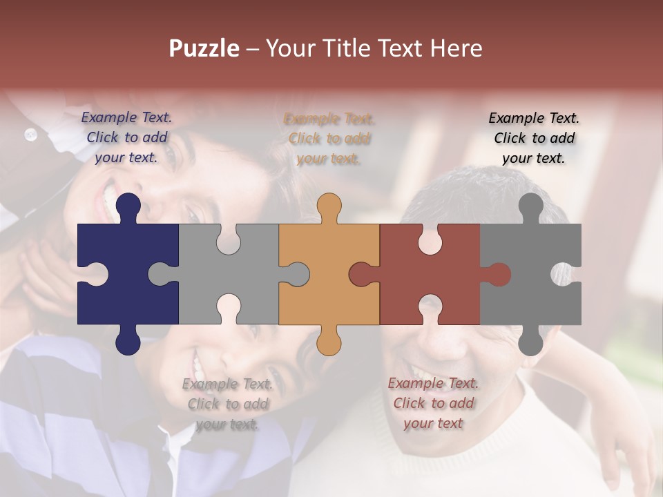 Latinamerican Cute Togetherness PowerPoint Template